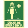 Signal de douche d'urgence en classe A 210 x 300 mm SEKURECO