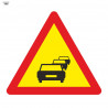 Congestion du sentier de signalisation 700 x 700 mm