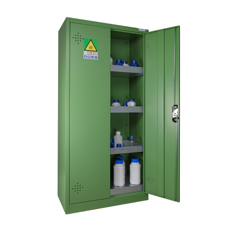 Armoire anti-pesticides avec 2 portes et 3 compartiments ECOSAFE