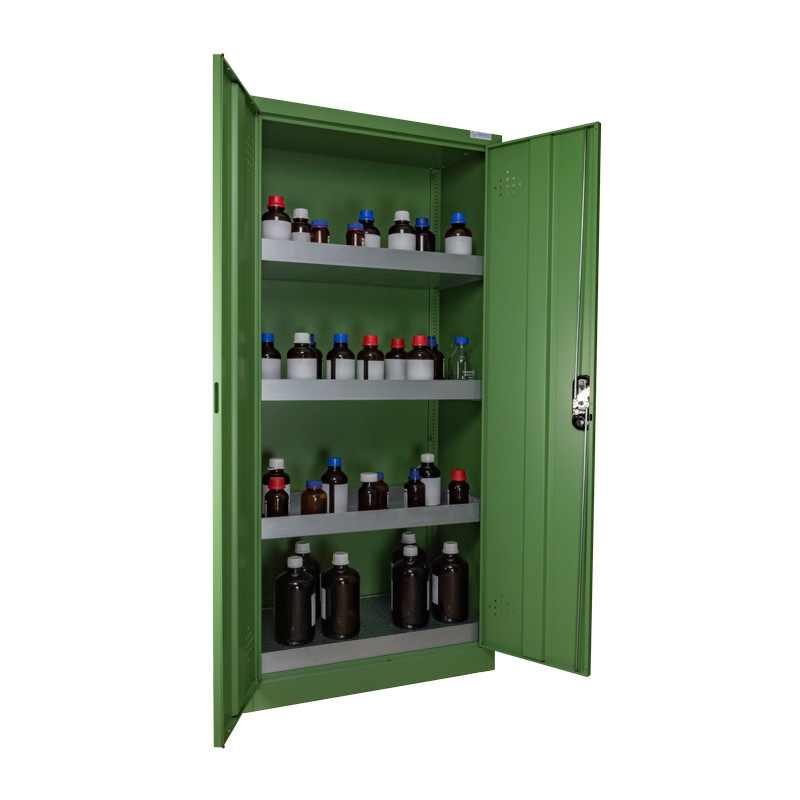 Armoire anti-pesticides avec 2 portes et 3 compartiments ECOSAFE