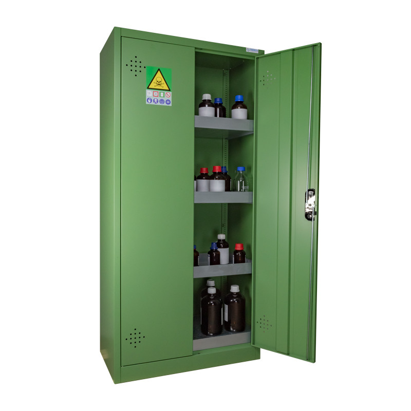 Armoire anti-pesticides avec 2 portes et 3 compartiments ECOSAFE