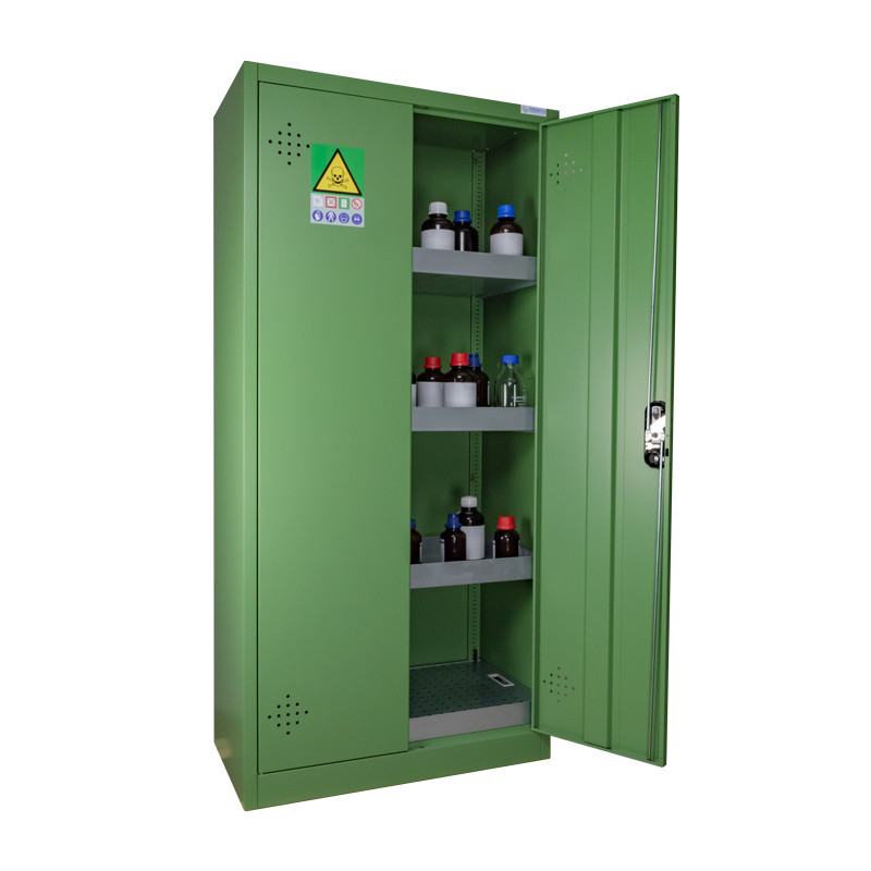 Armoire anti-pesticides avec 2 portes et 3 compartiments ECOSAFE