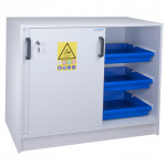 Armoire anticorrosion pour acides et bases (portes coulissantes) 110 L ECOSAFE