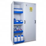 Armoire haute de sécurité résistante à la corrosion en PVC pour acides et bases 220 L ECOSAFE pour laboratoires