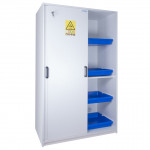 Armoire haute de sécurité résistante à la corrosion en PVC pour acides et bases 220 L ECOSAFE pour laboratoires