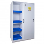 Armoire haute de sécurité résistante à la corrosion en PVC pour acides et bases 220 L ECOSAFE pour laboratoires