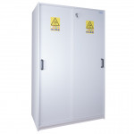 Armoire haute de sécurité résistante à la corrosion en PVC pour acides et bases 220 L ECOSAFE pour laboratoires