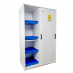 Armoire haute de sécurité résistante à la corrosion en PVC pour acides et bases 220 L ECOSAFE pour laboratoires