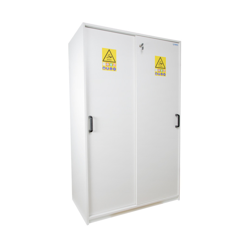 Armoire haute de sécurité résistante à la corrosion en PVC pour acides et bases 220 L ECOSAFE pour laboratoires