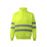 Fluoreszierendes Sweatshirt mit hohem Sichtverschluß VELILLA