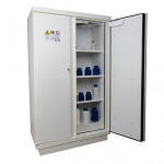 Armadio di sicurezza a 2 porte e 2 scomparti 90 minuti per prodotti infiammabili 240L ECOSAFE