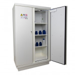 Armadio di sicurezza a 2 porte e 2 scomparti 90 minuti per prodotti infiammabili 240L ECOSAFE