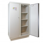 Armadio di sicurezza a 2 porte e 2 scomparti 90 minuti per prodotti infiammabili 240L ECOSAFE