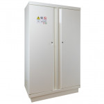 Armadio di sicurezza a 2 porte e 2 scomparti 90 minuti per prodotti infiammabili 240L ECOSAFE