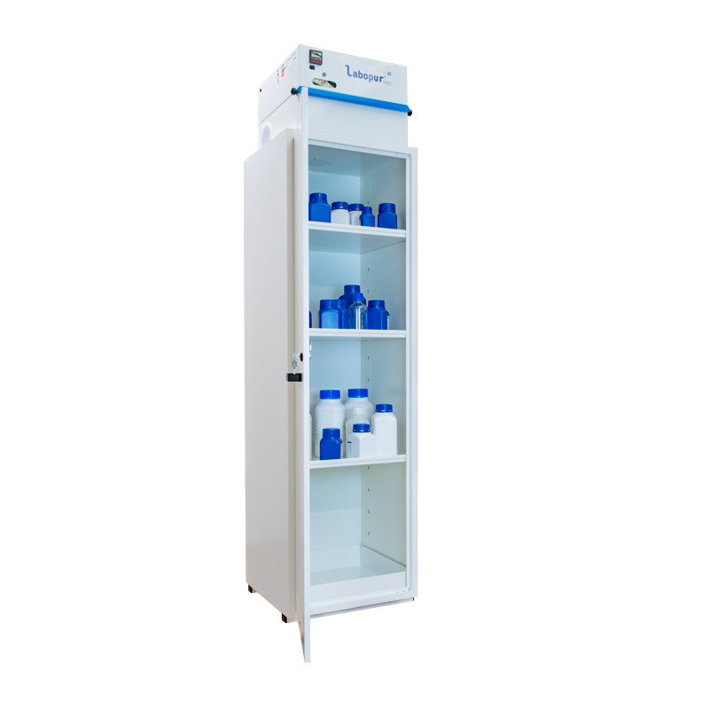 Armoire de sécurité à ventilation filtrante avec 1 porte acier 150L ECOSAFE