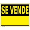 Signe d'avertissement "Vendu" couleur jaune SEKURECO