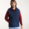 Gilet polare con collo alto e cerniera tono con tasche laterali BELLAGIO ROLY