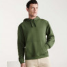 URBAN ROLY sweatshirt with double-woven elastane hood 1x1 in cuffs and waist