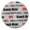 152mm x 3.175mm x 12.7mm Unitized DP-UW Abrasive Disc, 6C Medium+ Deburr & Fine PRO Scotch-Brite 3M