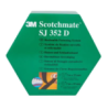 Systèmes de fixation amovibles noirs mesurant 25 mm x 5 m, 4.4 mm SJ352D 3M