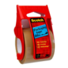 Bande d'emballage brun scotch, 1 rouleau 50 mm x 20 m dans le distributeur manuel 3M