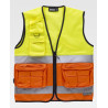 Gilet fluido con tasche sovrapposte per lavoro urbano WORKTEAM C4046