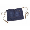 Grembiule corto in denim con borsa centrale asimmetrica WORKTEAM M711