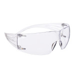 Gafas de seguridad incoloras con protección lateral antirrayaduras 3M. REF: SF201AS