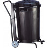 Goliath 95 liter pedal bin with DENOX wheels - FAMESA