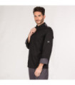 Veste pour les serveurs poche dans un homme de couverture gauche semi-justé HELIOS UNIFORMES GARY'S 933600