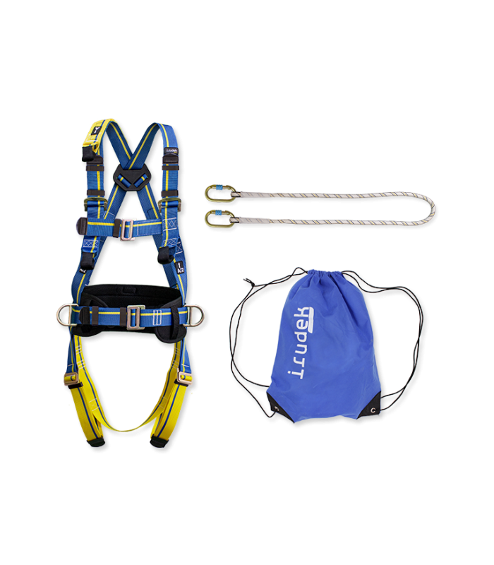 Retention System Kit mit Licht plus 4 verstellbarem Harness IRUDEK Teide Light