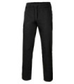 Pantaloni da cucina con tasche in tessuto popeline nero VELILLA 403006