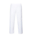 Pantaloni tessuto di pancake ritenzione di colore durevole, bianco PORTWEST 2208