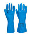 Nitrile glove approved for food Blue A814