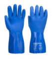 Marine Ultrablaues PVC Chemikalien Glove Premium PORTWEST A881