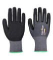 Guanti da lavoro di nitrile SG Grip15 Eco (Pk12) Gris/Black PORTWEST APERTURA