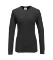 Lange Ärmel Thermo T-Shirt für Schwarze Frau B126