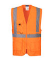 Gilet da lavoro executive con apertura frontale multi-bold PORTWEST C3-57