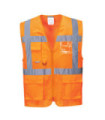 Gilet Excutive MeshAir Athens con tasche e cerniera PORTWEST C3-376