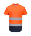 Hohe Sicht Mesh bicolor T-Shirt, absorbiert Feuchtigkeit PORTWEST C395