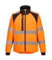 High Visibility Jacke mit umweltfreundlichem Stoff, Fluorid Verschluss Detail PORTWEST CD875