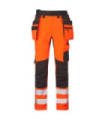 Pantaloni DX4 A.V. con nastri riflettenti e 16 tasche alto fusto PORTWEST DX454