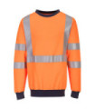 Hohe Sicht orange flammfest RIS Pullover PORTWEST FR703