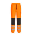 Jogger Hi-Vis Flexi Classe 2 di tessuto elastico con tasche e nastri riflettenti PORTWEST KX346