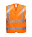 Gilet Vega con luci LED integrate A.V con nastri riflettenti PORTWEST L470