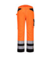 Pantaloni da lavoro PW2 di polialgodon bicolore, fluoro, nastri PORTWEST PW241