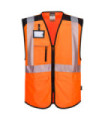 PW3 Gilet di lavoro executive con chiusura centralizzata identificabile portafoglio PORTWEST PW309