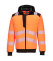 Bi-Farbe dynamisches Sweatshirt mit Kapuze reflektierendes Band HiVisTex Pro PORTWEST PW327