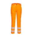 Arbeitshose RWS Stretch orange mit reflektierenden Bändern PORTWEST R440