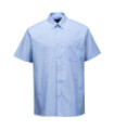 Camicia sportiva aziendale Oxford, manica corta, blu PORTWEST S108